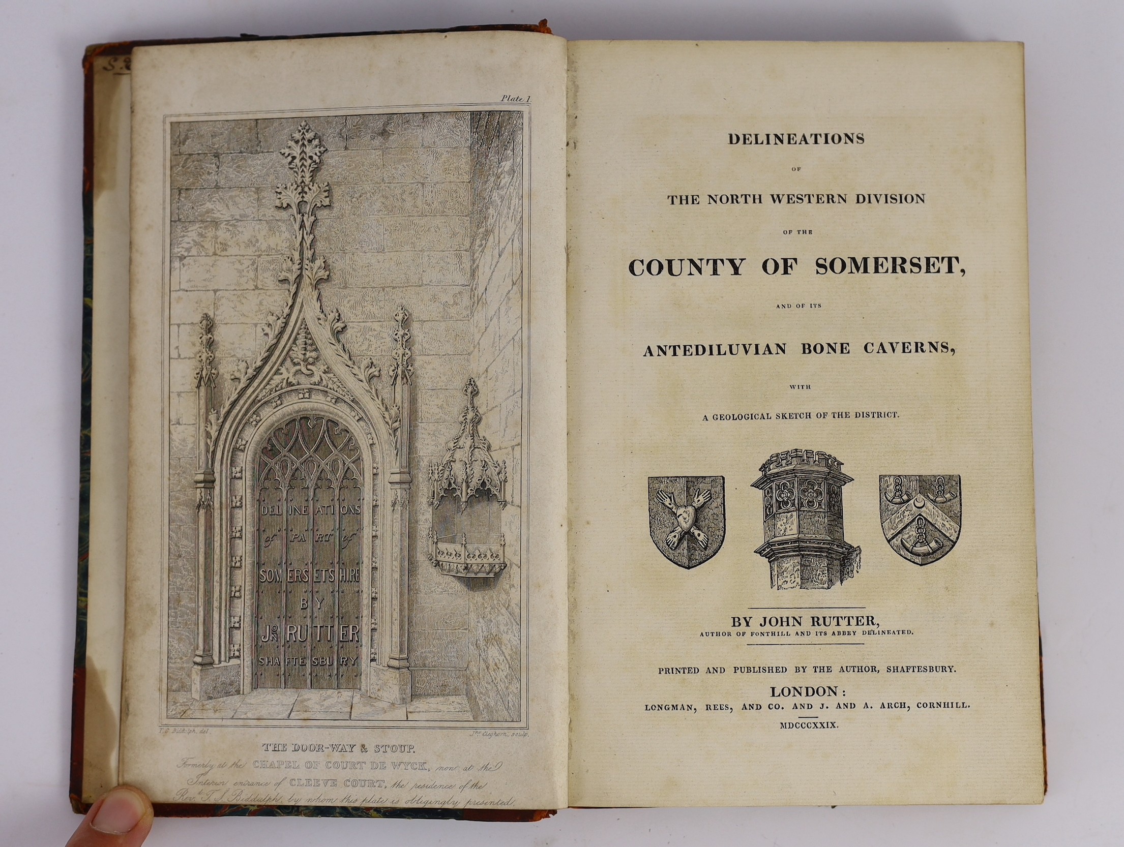 TAUNTON: Toulmin, Joshua - The History of Taunton ... new edition, greatly enlarged ... by James Savage. folded plan and 3 plates: rebound cloth-backed marbled boards. Taunton: printed for John Poole ... and James Savage